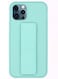 Zolo Finger Grip Holder and standing cover with Car Magnetic Multi-function Shockproof Protective Case Cover For iphone 11 Pro Aqua Green