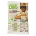 Buy Carrefour Bio Half Baguettes 250g Pack of 2 in UAE