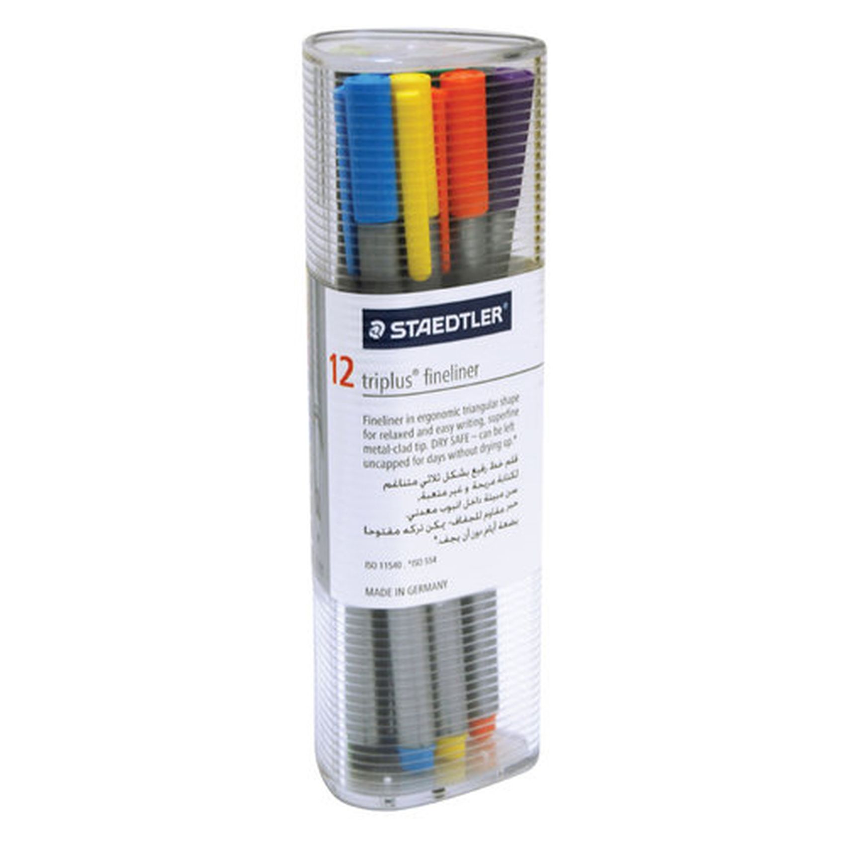 Staedtler Triplus Fineliner Pen Tub 12 PCS