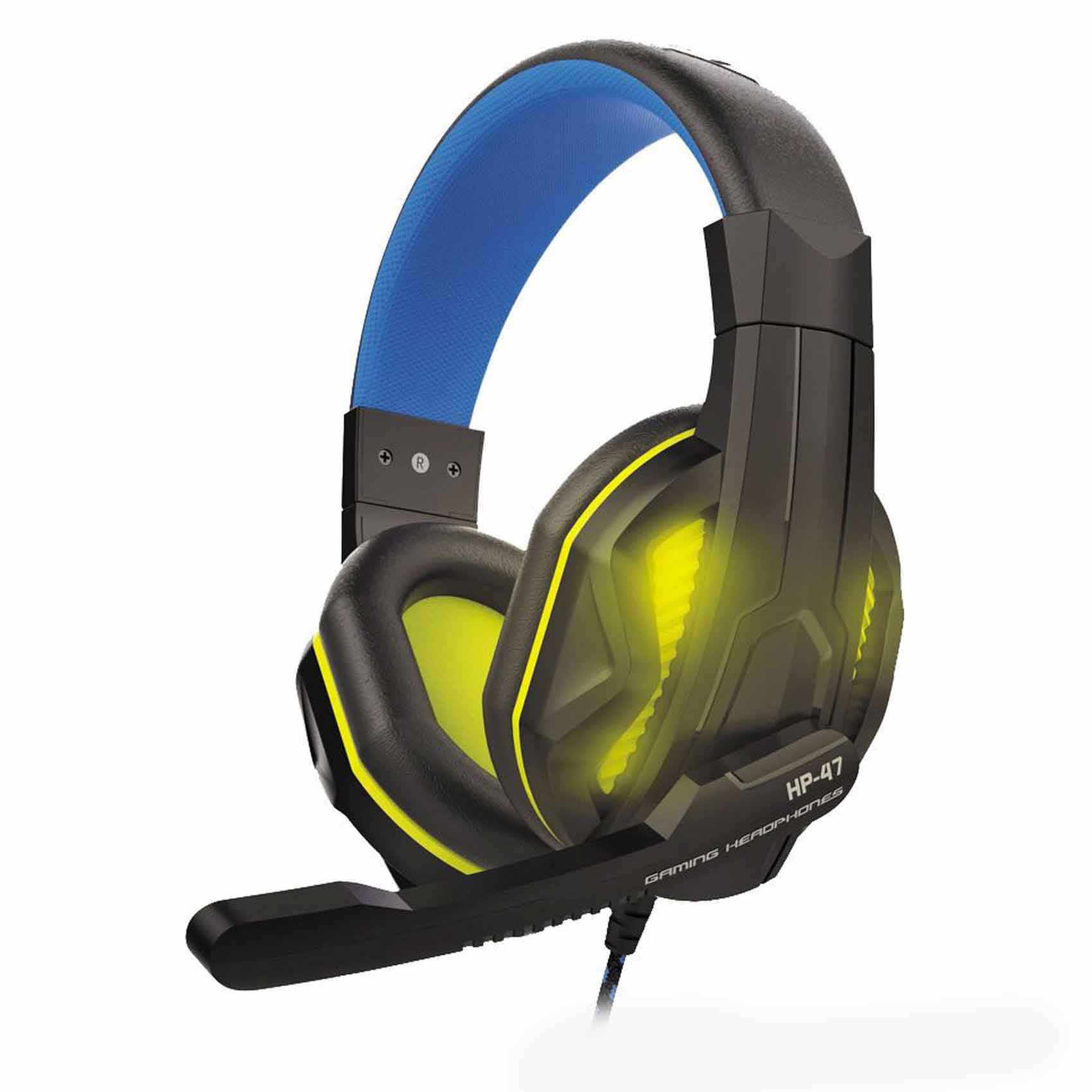Steelplay HP47 Gaming Over Ear Headset With Mic Black