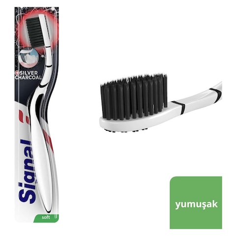 Signal Toothbrush With Silver Charcoal - Soft