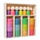 Wooden Rainbow Stacking Sorting Toys with Rack