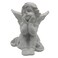 Carrefour Christmas Polyresin Seated Angel 11cm White