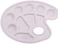 Generic Foot Design Plastic Palette Art Paint Plastic Drawing Tray Color Palette For Oil Watercolour White Painting Pallet