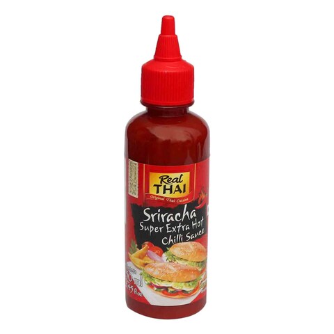 Real Thai Super Extra Hot Chilli Sauce 280g