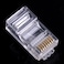 Generic-RJ45 Crystal Head Network Crystal Head 8P8C Gold-plated Connector Computer Network Cable Connector 50PCS