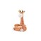 ALISSA-Cute Kids Sofa Chair Baby Non-slip Armchair Animal Design Giraffe Lazy Sofa Toddle, Brown.