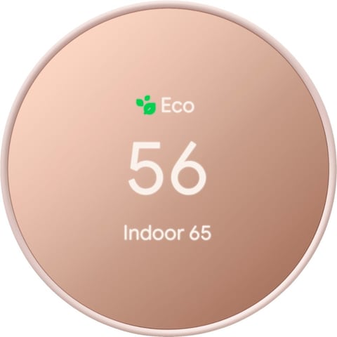 Google Nest Smart Programmable Wifi Thermostat - Sand