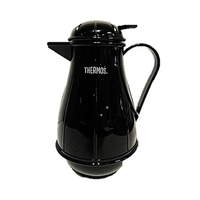 Thermos Glass Lined Carafe Black 1L