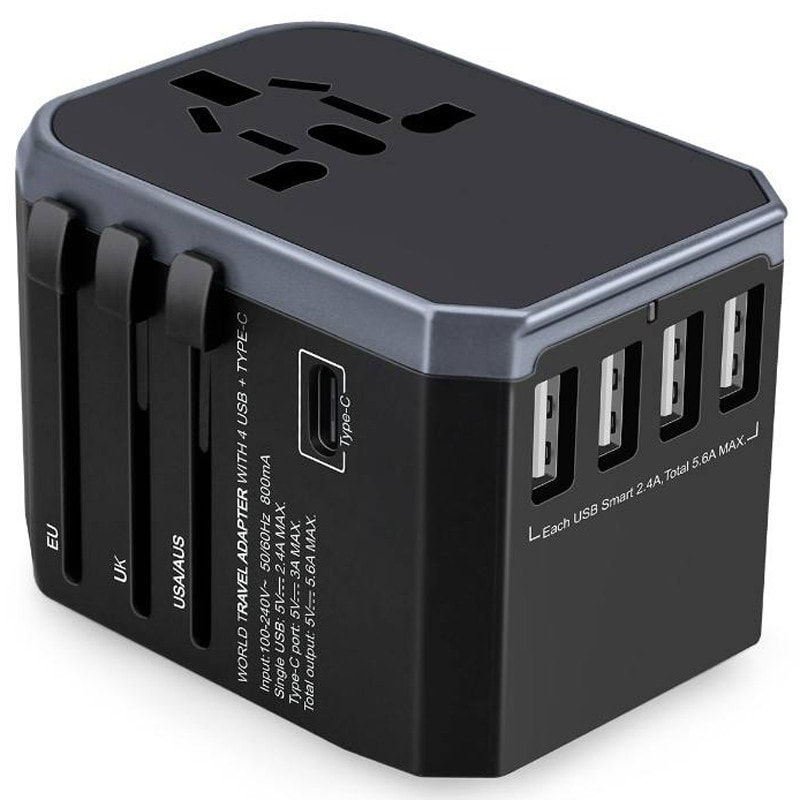 Buy Gzar Universal Travel Adapter International Power Plug Ultra Fast ...
