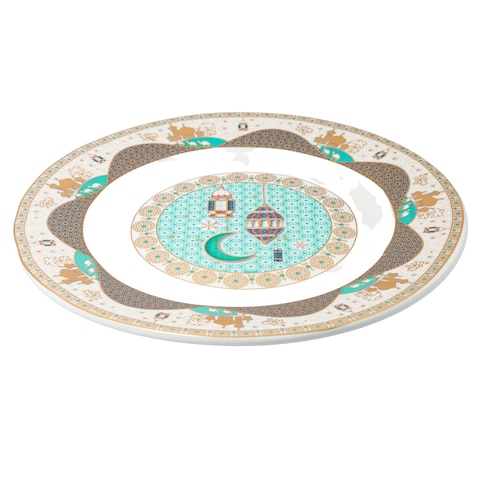lihan-ceramic-cake-plate-with-design-multicolor-pack-of-6-pcs