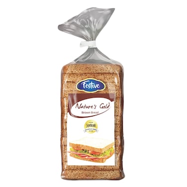 Festive Nature&#39;s Gold Brown Bread 400g