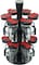 Generic Spice Rack With 12 Glass Jar Bottles - Revolving Countertop Carousel Herbs And Spices Set For Kitchen Counter