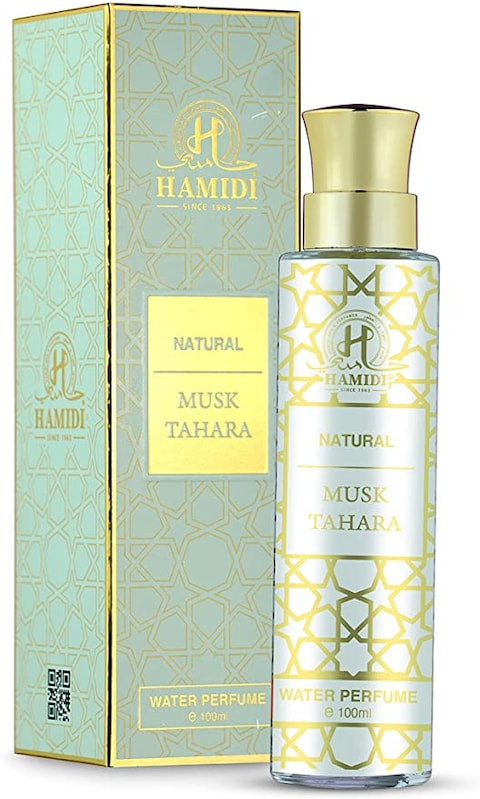 Hamidi Natural White Musk Tahara Water Perfume 100ml Non Alcoholic For Unisex