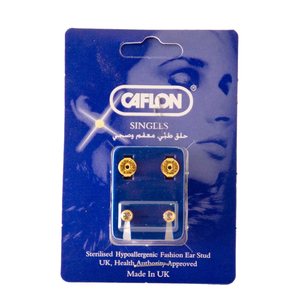 Caflon Singles Birthstone, Mini Crystal Gold Plated Earring