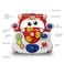 Teknum 3 - IN - 1 Baby Walker / دورة الأطفال / سكوتر سكيتس ث / لوحة المفاتيح الموسيقية - أحمر