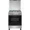 Frigidaire Free Standing 60X60 Cm 4 burners Gas Cooker with oven Stainless Steel  FNGJ60JGUC