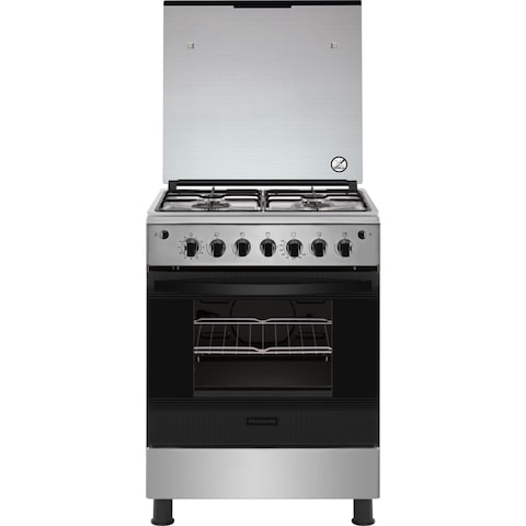 Frigidaire Free Standing 60X60 Cm 4 burners Gas Cooker with oven Stainless Steel  FNGJ60JGUC