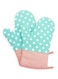 Generic Anti Steam Oven Glove Blue 18x28centimeter