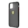 Ferrari - Apple iPhone 11 Pro Case, On Track PC/TPU Case Compatible for iPhone 11 Pro and support Wireless Charging, Easy Access to All Ports, CG Mobile Officially Licensed - Black Outline / Black
