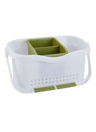 Buy Addis Caddy Sink White/Green 20cm Online | Carrefour KSA