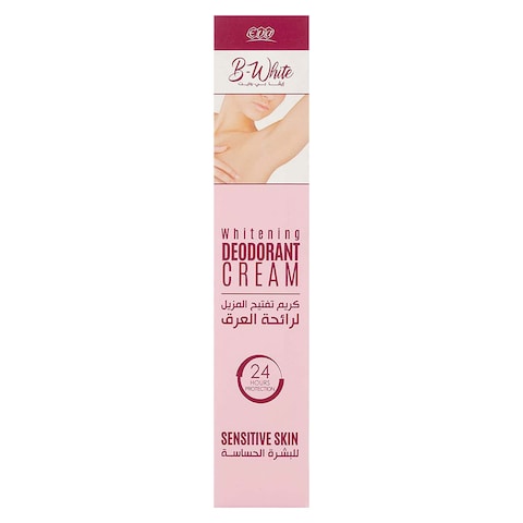 Eva B-White Cream Deodorant, Sensitive Skin - 45 gm