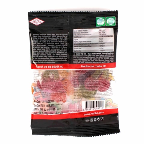 Haribo Mix Fizz Candy 70g