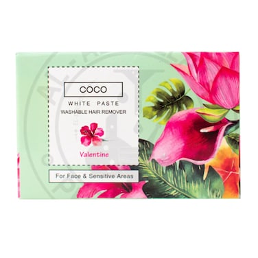 كوكو عجينة بيضاء لإزالة الشعر بالفانيليا و جوز الهند - 100 جرام