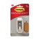 3M Command Brushed Nickel Medium Metal Hook
