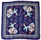 Biggdesign Dervish Burkina Silk Scarf, Ethnic Pattern, 90X90 Cm, Blue Color