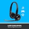 Logitech H390 Wired Headset, Stereo Headphones With Noise-Cancelling Microphone, USB, In-Line Controls, Pc/Mac/Laptop - Black