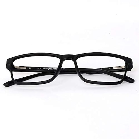 TOM OLIVER Blue Light Blocking Lightweight Computer Screen Glasses, Computer Reading/Gaming/TV/Phone for Women Men Teens Anti Eyestrain &amp; UV Glare (Rectangle,Black)
