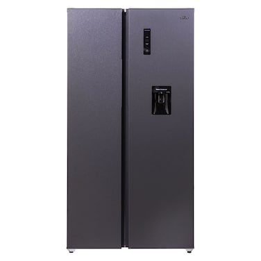 تيريم ثلاجة ببابين متجاورين بسعة صافية 518.16 لتر مع موزع مياه فضي اللامع TERRSBS720WD