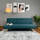 In House Aimar 2 In 1 Sofabed Velvet Upholstered - Dark Turquoise