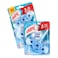 Harpic Active Fresh Toilet Cleaner Rim Block, Marine Splash Scent, 35gx3 pieces