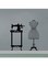 Spoil Your Wall Fashion Designing Tailor Wall Decal Black 70x70cm