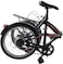 Vego Fold Folding Bike 6 Speed 20 Inch, Black
