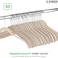 50 Pack Off-white ZOBER Velvet Dress Hangers