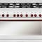 Glemgas Gas Cooker MGW626RD Silver/Black 100x60cm