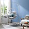 Yulan Transparent Bubble Chair Standing Indoor Swing Hanging Chair High Quality Hanging swing Transparent Acrylic Oval Shape (A) YL0T08-534
