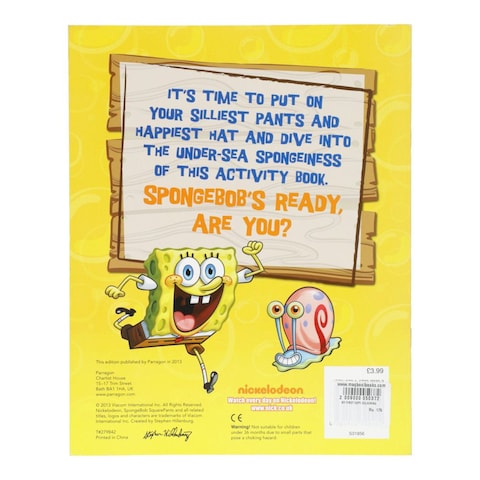 Spongebob Squarepants Activity Book