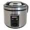 DOMEA&reg; 2-in-1 Electric Rice Cooker, 1.8 L Capacity, Non-Stick Cooking Pot With Food Steamer Tray, Spatula &amp; Measuring Cup,Stainless Steel Body, Warm/Cook Light Functions, KC143,700 Watts