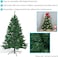 Lavish 210 Cm Artificial Christmas Tree Xmas Pine Tree With Solid Metal Legs Perfect For Indoor And Outdoor Holiday Decoration, Green