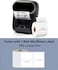 Label Kingdom M110 Barcode Bluetooth Label Printer, M110 Label Maker Machine With Tape For Barcode, Clothing, Retail, Mailing, Compatible With Android &amp; iOS System Thermal Label Printer, Black