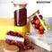 Blackstone Glass Jar Canister with Bamboo Lid Kitchen Air Tight Container YK4102 (550 ML)