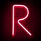 LED Neon Flex Letter Light R 30x20cm