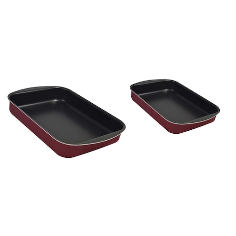 Tefal Armatal Rectangle Oven Tray Set - 2 Pieces