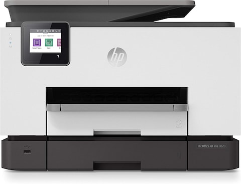 HP Officejet Pro 9023 All-In-One Printer, Print, Copy, Scan, Fax, White (1Mr70B)