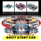 Kidwala RC stunt double sided 360 degree rotating black &amp; grey transparent 4 wheels car 360 degree spin side drift motion off road extremely fast car 45&deg;Drift, 4WD Car for Boys  6-10 years old