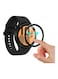 Fitme واقي شاشة ثلاثي الأبعاد مكون من 4 قطع لساعة Samsung Galaxy Watch-4 مقاس 44 مم أسود